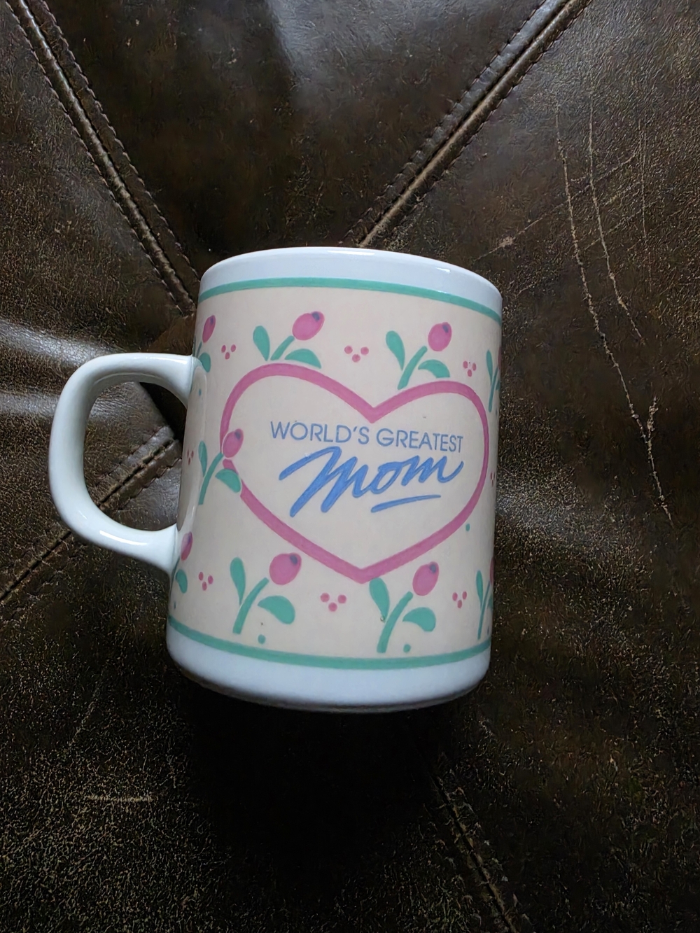 Vintage Avon "World's Greatest Mom" Coffee Mug